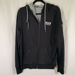 Hylete Hoodie Women's XL Black Full Zip Normatec Zip Pockets Drawstring